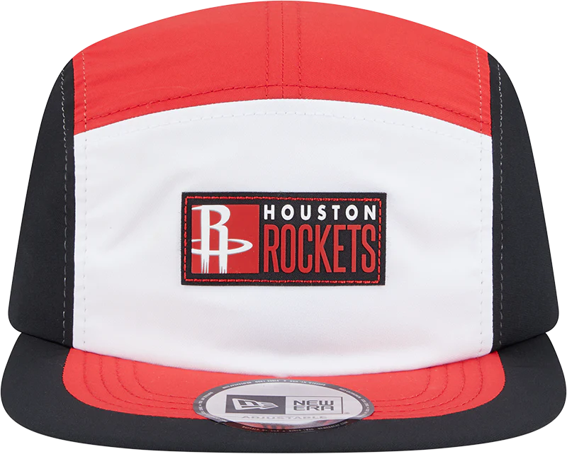 Men's Houston Rockets New Era Camper Color Block Adjustable Cap - Image 3