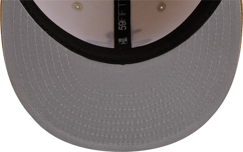 Men's Houston Rockets New Era 59FIFTY Color Pack Fitted Cap (Cream) - Image 7