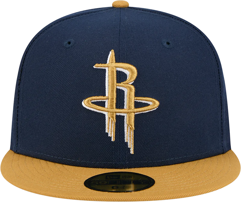 Men's Houston Rockets New Era 59FIFTY Color Pack Fitted Cap (Navy) - Image 3