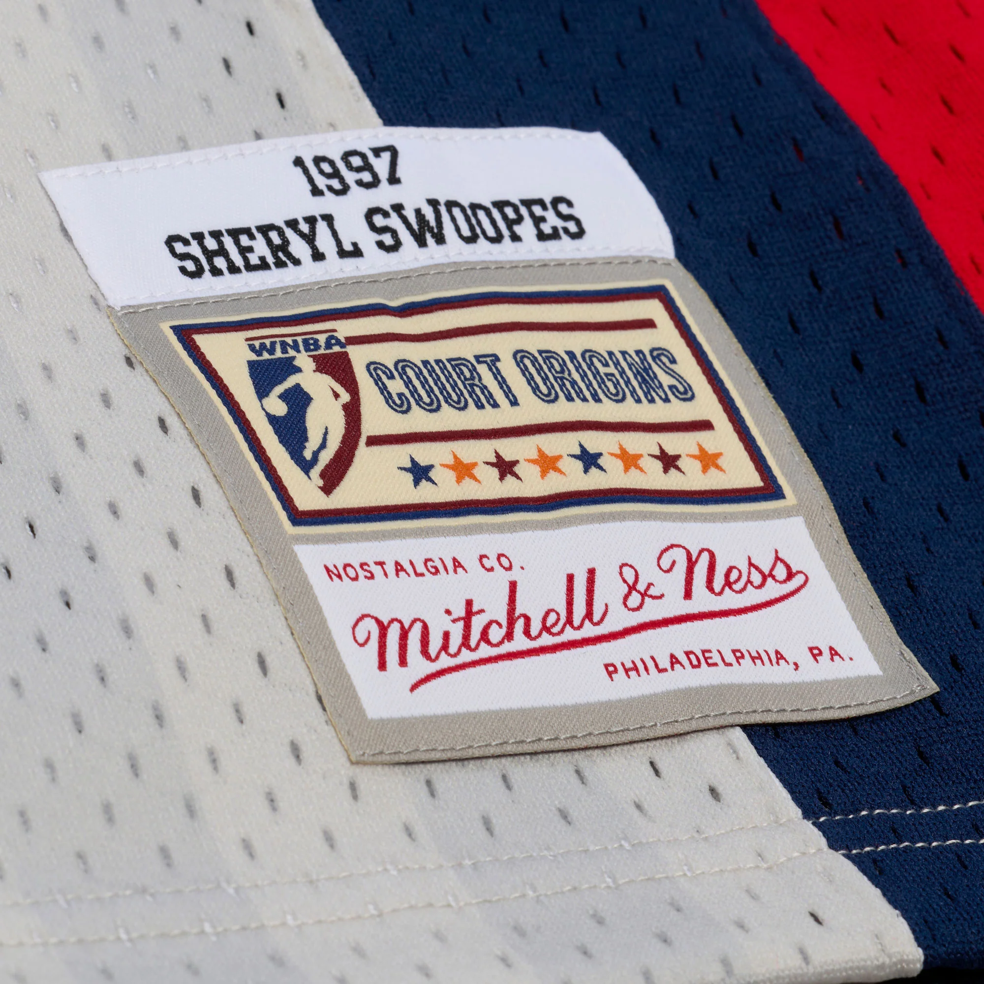 Houston Comets Mitchell & Ness HWC Sheryl Swoopes 1997 Swingman Jersey - Image 4