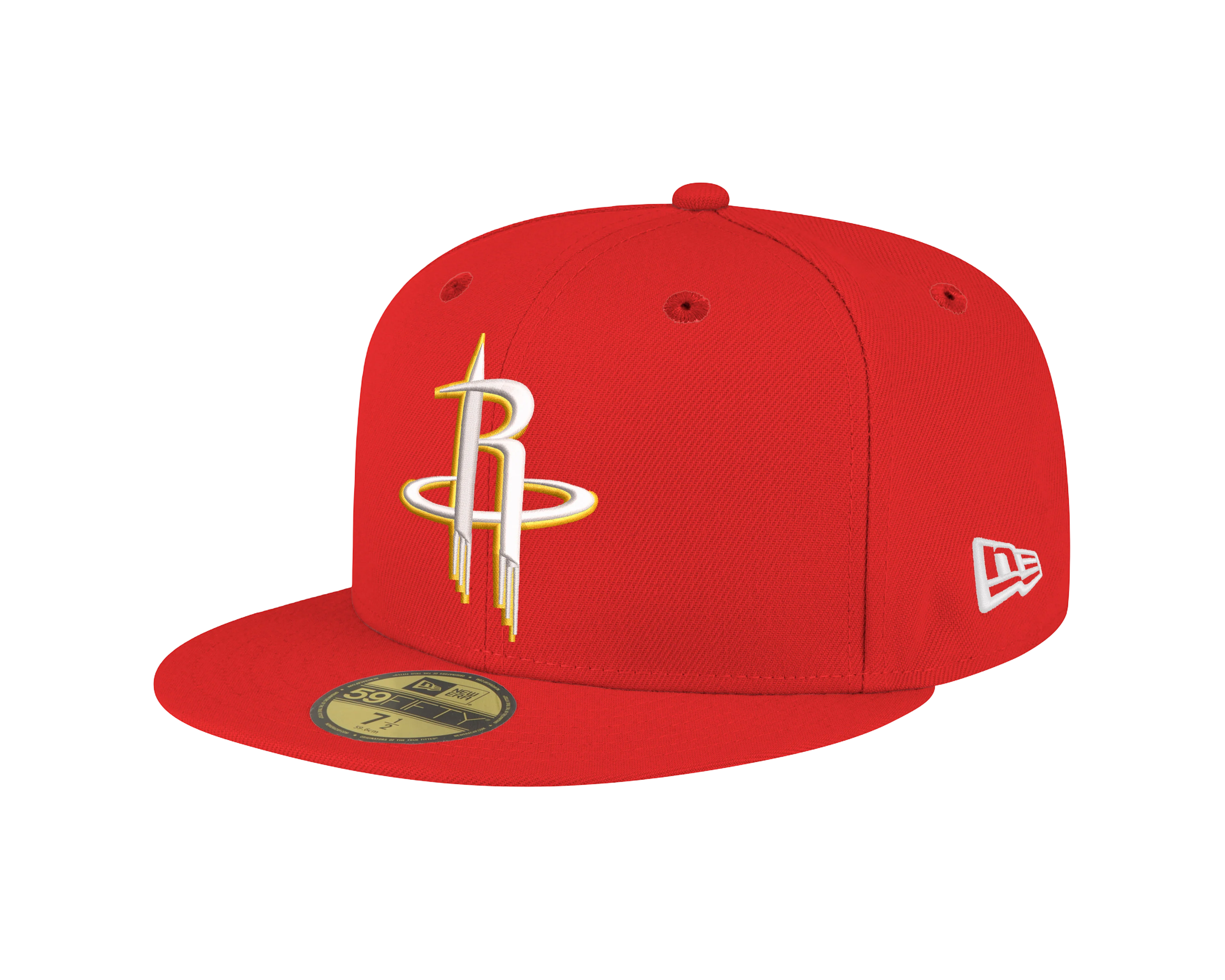 Men's Houston Rockets New Era 59FIFTY Primary Logo Fitted Cap - Image 3