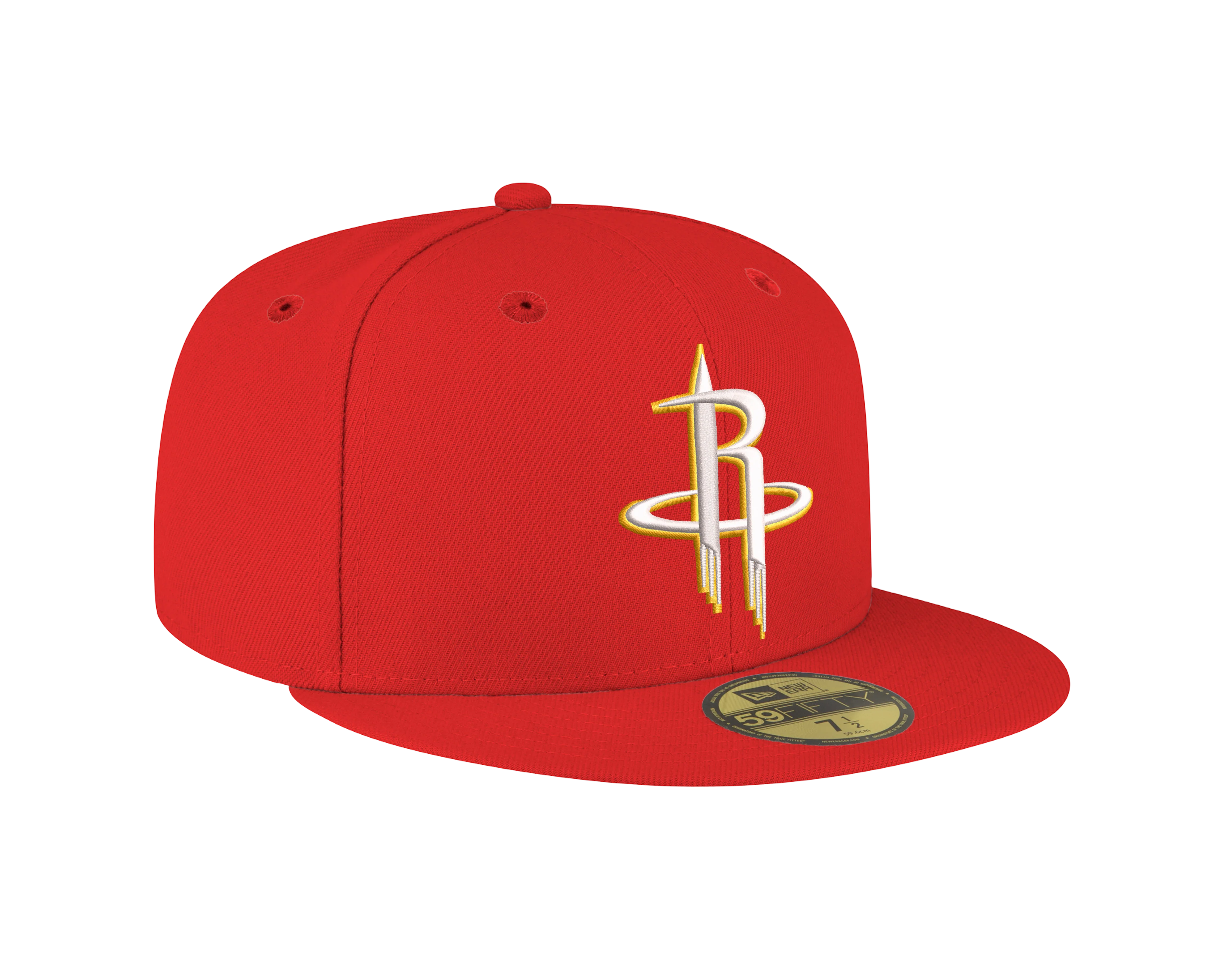 Men's Houston Rockets New Era 59FIFTY Primary Logo Fitted Cap - Image 4