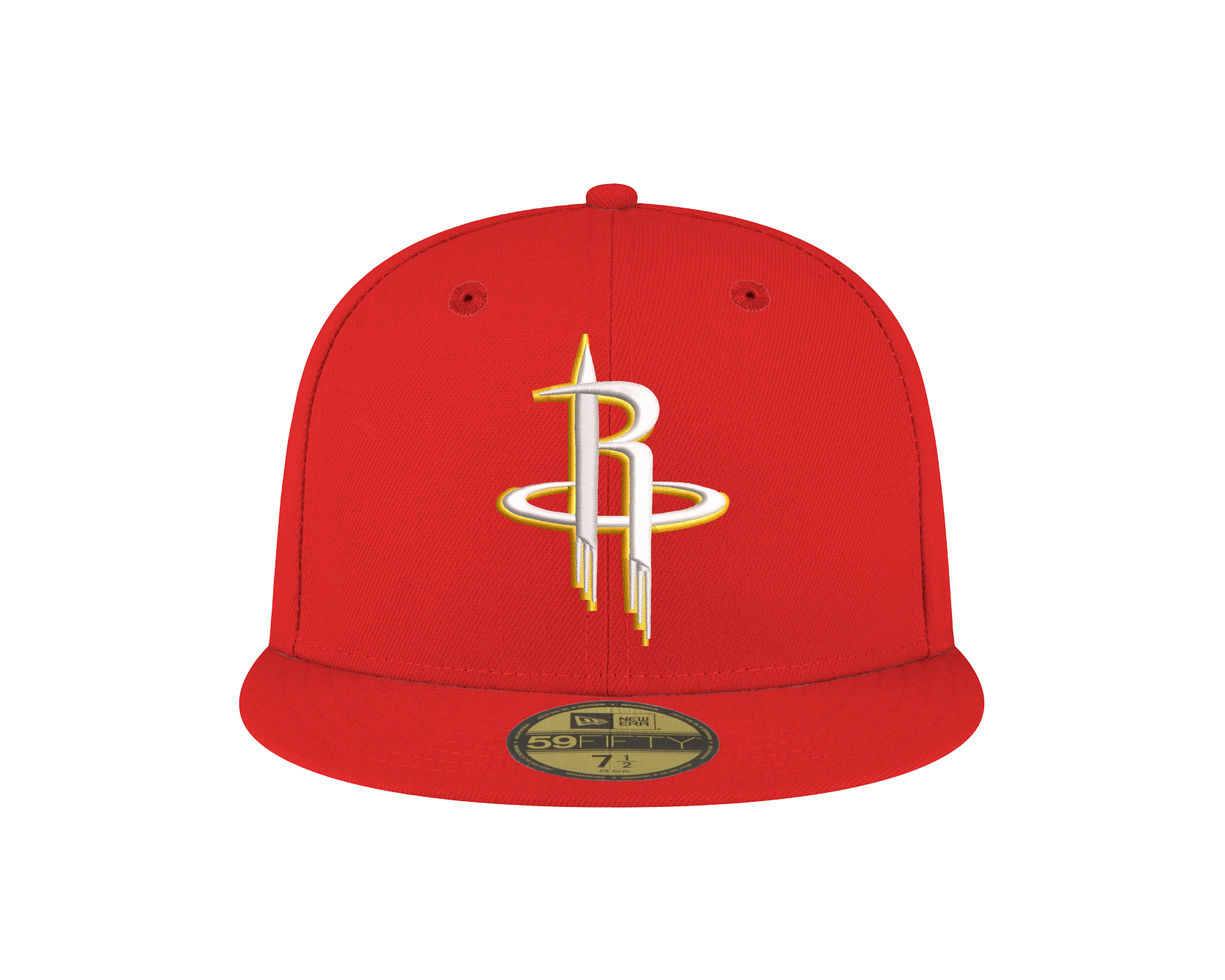 Men's Houston Rockets New Era 59FIFTY Primary Logo Fitted Cap - Image 5