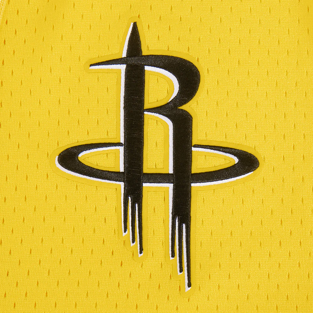 Men's Houston Rockets Pro Standard Baseball Jersey (Yellow) - Image 6