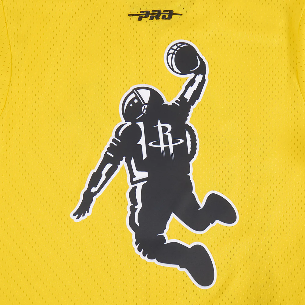 Men's Houston Rockets Pro Standard Baseball Jersey (Yellow) - Image 7