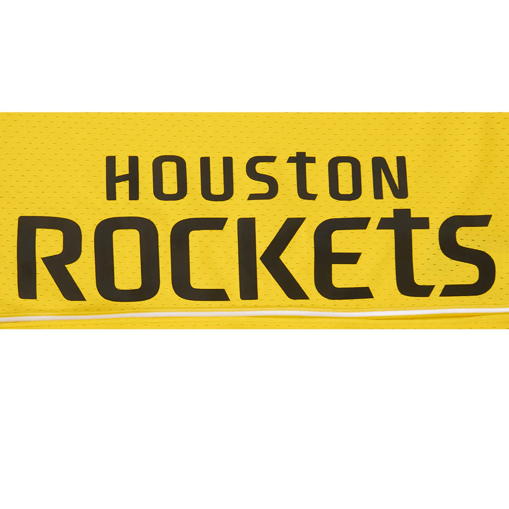 Men's Houston Rockets Pro Standard Baseball Jersey (Yellow) - Image 9