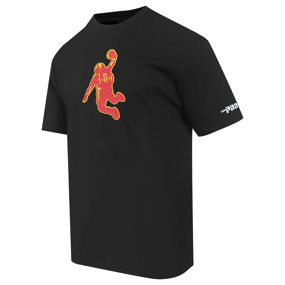 Men's Houston Rockets Pro Standard Drop Shoulder T-Shirt (Black) - Image 3