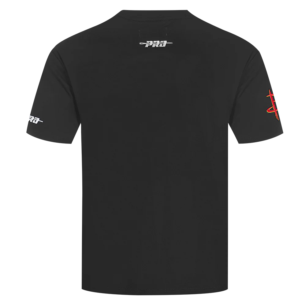 Men's Houston Rockets Pro Standard Drop Shoulder T-Shirt (Black) - Image 4