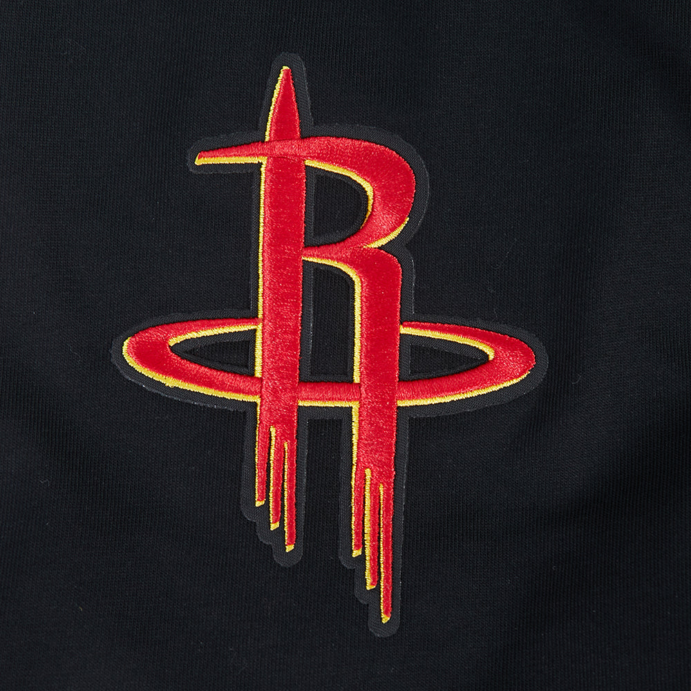 Men's Houston Rockets Pro Standard Drop Shoulder T-Shirt (Black) - Image 7