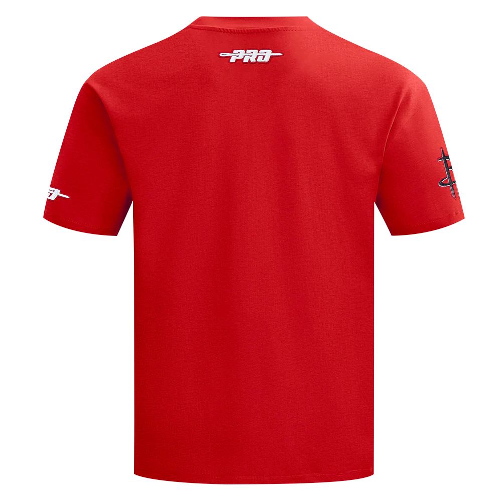 Men's Houston Rockets Pro Standard Drop Shoulder T-Shirt (Red) - Image 4