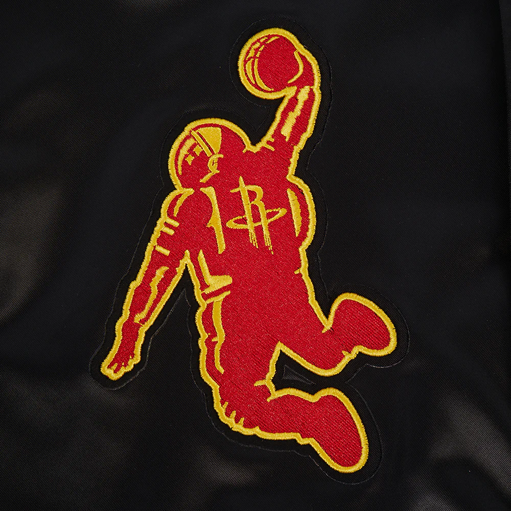 Men's Houston Rockets Pro Standard Satin Jacket (Black) - Image 10