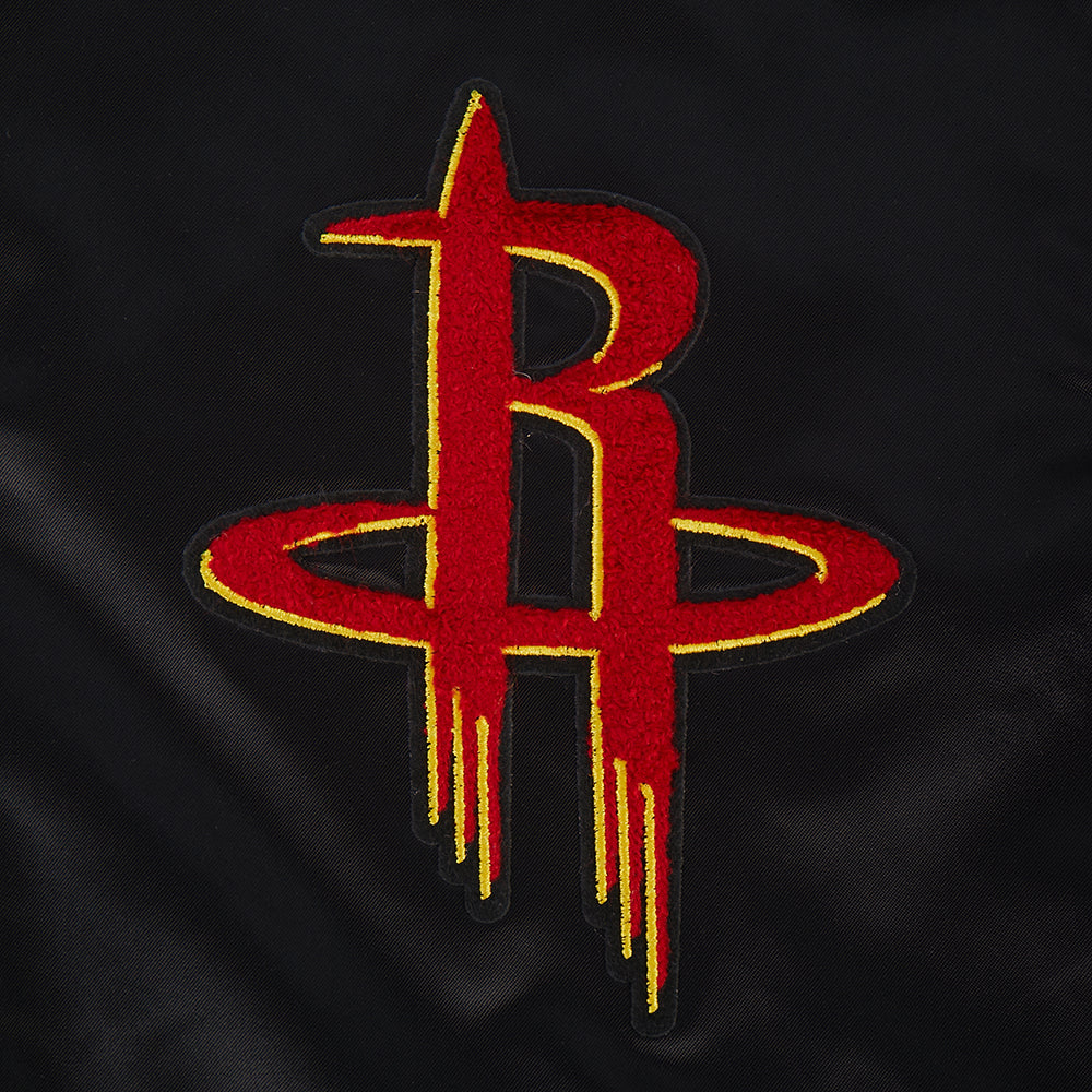 Men's Houston Rockets Pro Standard Satin Jacket (Black) - Image 7