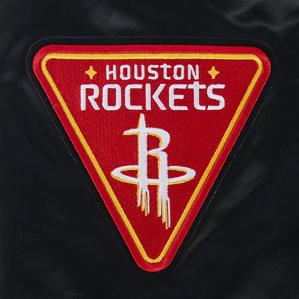 Men's Houston Rockets Pro Standard Satin Jacket (Black) - Image 9