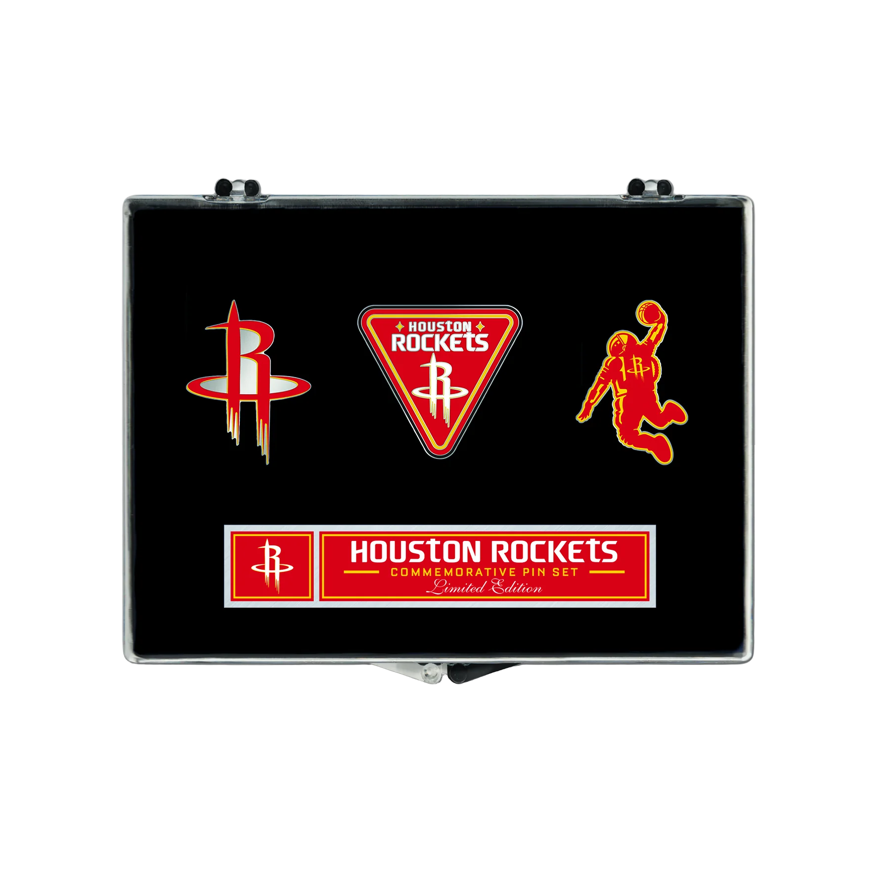 Houston Rockets Wincraft Logo Enamel Pin Collector Set