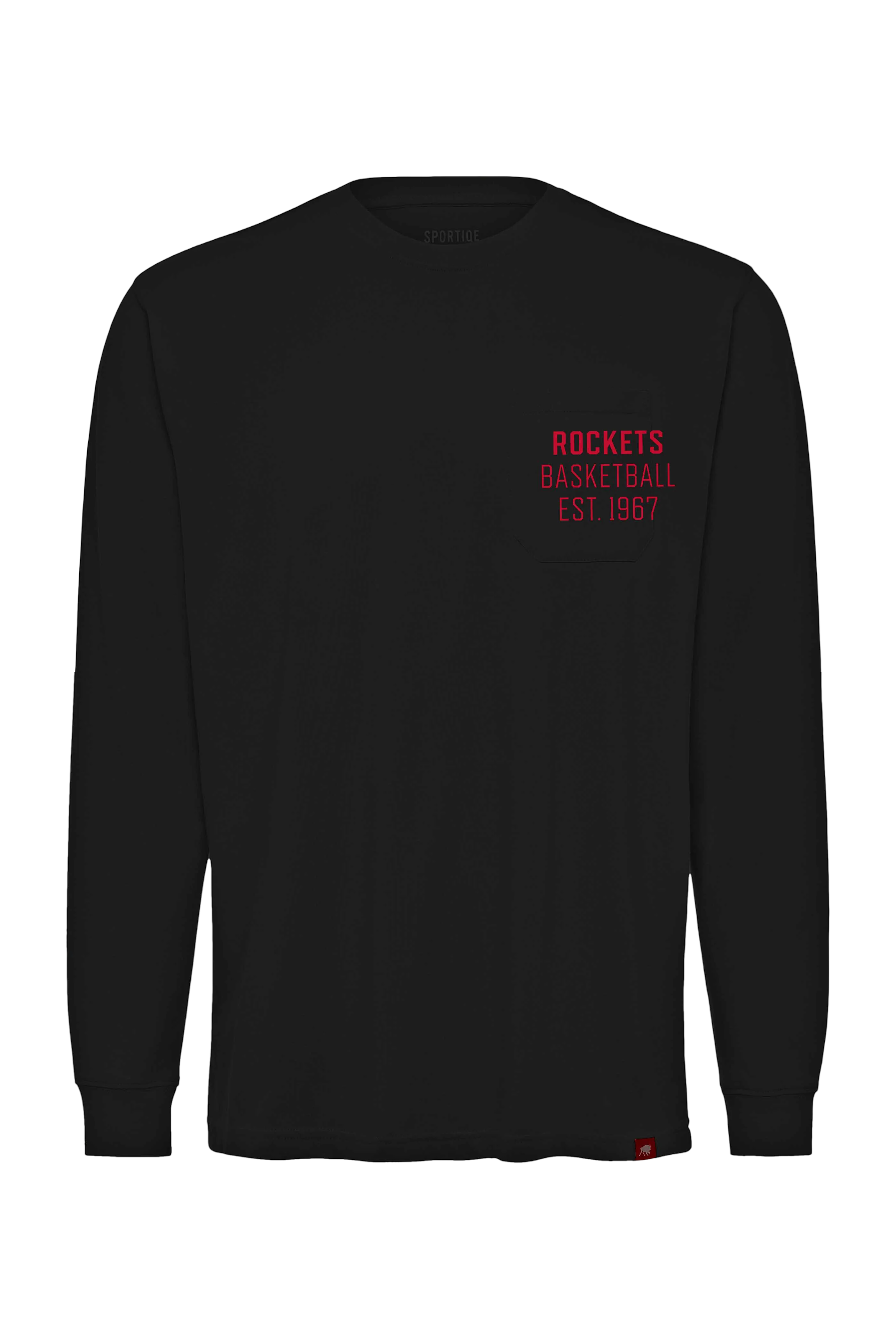 Men's Houston Rockets Sportiqe Crookston Long-Sleeve T-Shirt