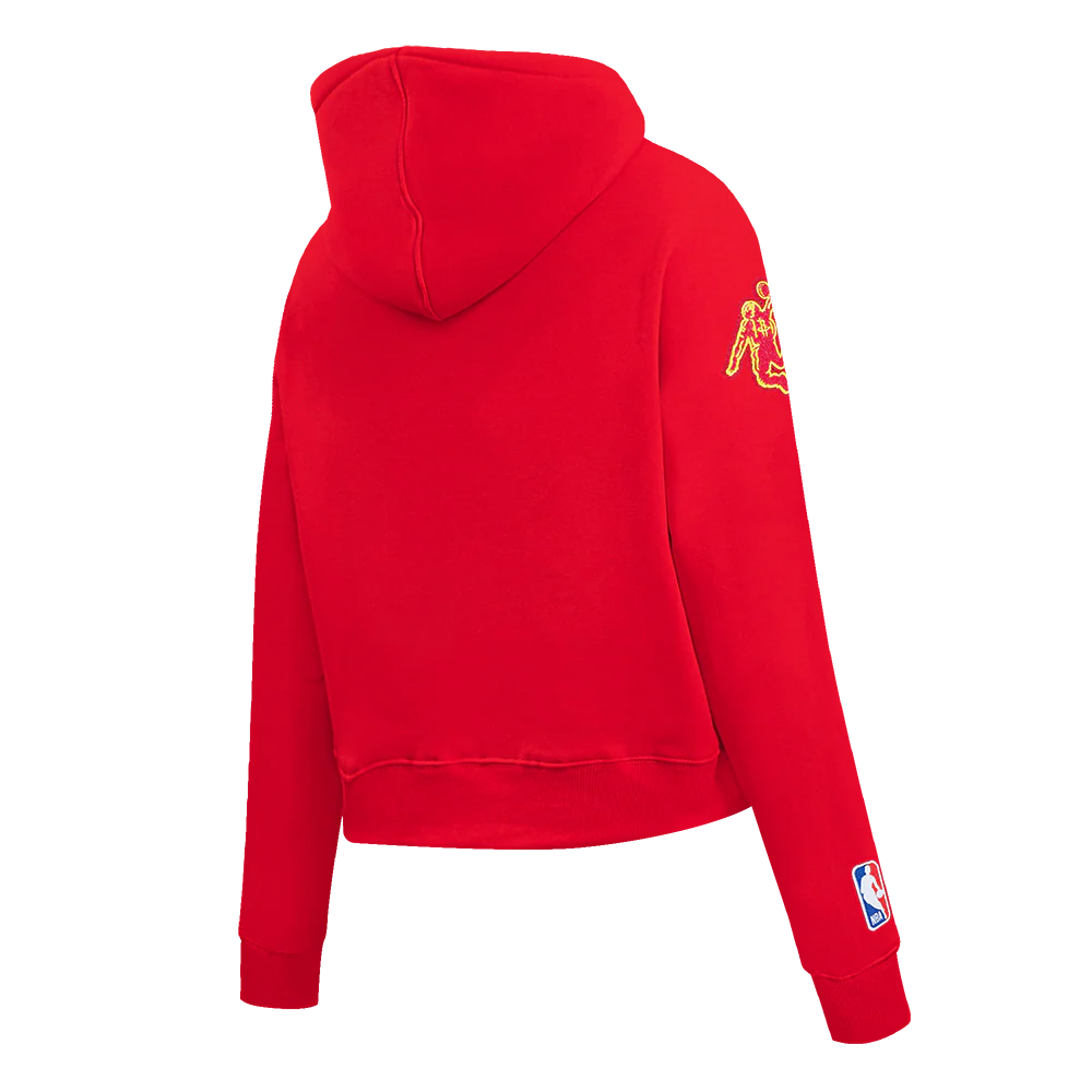 Women's Houston Rockets Pro Standard Full Zip Hoodie (Red) - Image 5