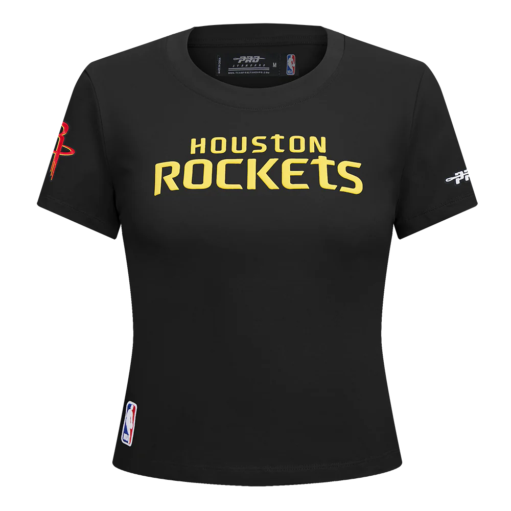 Women's Houston Rockets Pro Standard Slim T-Shirt (Black) - Image 3