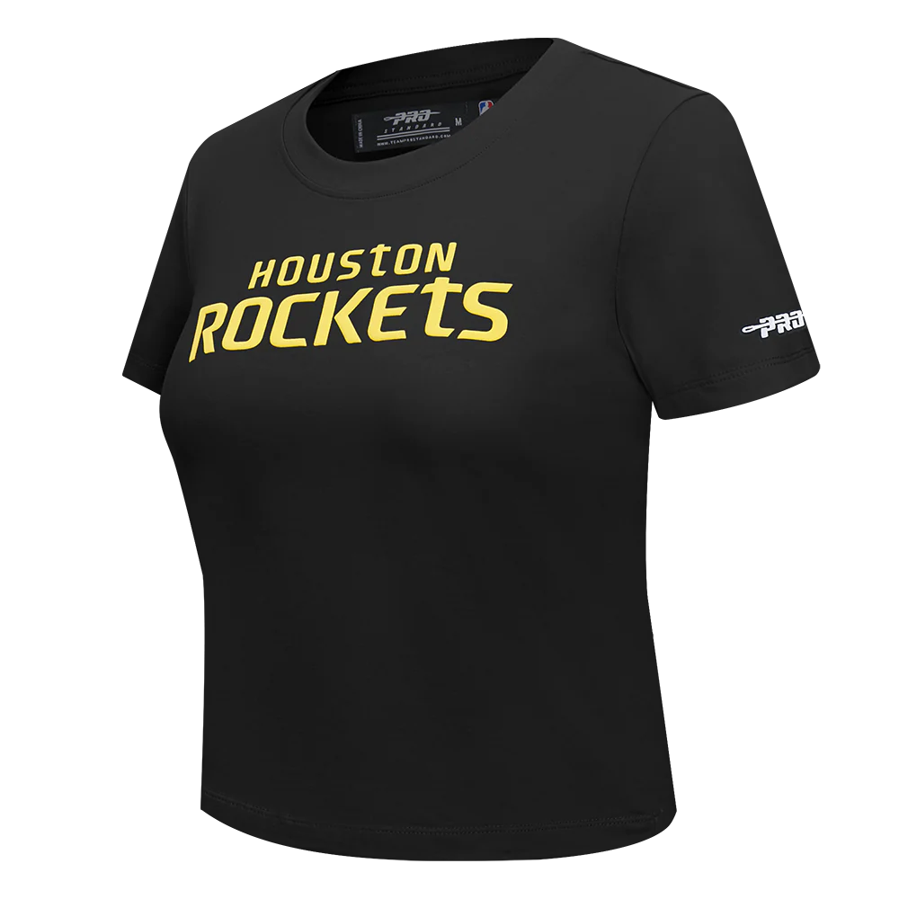 Women's Houston Rockets Pro Standard Slim T-Shirt (Black) - Image 4
